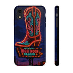 Neon Cowboy Boot phone case | High Noon Saloon design