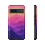 Pastel Mountain Haze Vaporwave Art Tough Phone Case