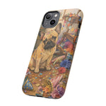 Guilty French Bulldog Phone Case, Confetti Watercolor Cover