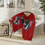 1957 Chevy Bel Air Hardtop Classic Car Blanket | Velveteen Microfiber