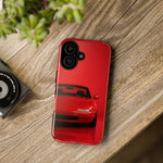 Red Miata Phone Case, NA MX5 90s JDM Roadster Tough Cover