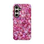 Pink Heart Gem Pattern phone case | Tough Case