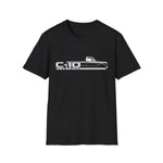 1967 C10 Fleetside Classic Truck Name Badge 67 Chevy Pickup T-Shirt Fan Gift Tee