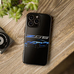 Blue C7 Z06 Sports Car Tough Phone Case Track Style Cover Gift
