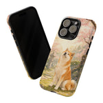 Akita under Cherry Blossoms Dog Breed Phone Case