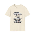 1989 240SX Car Illustration T-Shirt | JDM Coupe Side Front Rear