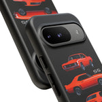 1969 Camaro SS Orange Triple View Muscle Car Tough Phone Case