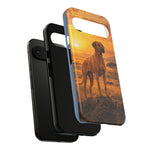 Rhodesian Ridgeback African Savanna Art Tough Phone Case