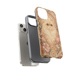 Persian Cat Floral Art Nouveau Tough Phone Case