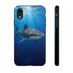 Tiger Shark Phone Case, Dappled Blue Water Tough Cover
