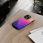 Pastel Mountain Haze Vaporwave Art Tough Phone Case