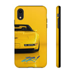 Yellow C4 ZR-1 Car Phone Case | Sports Car Tough Cover