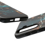 Vintage Teal 1957 Bel Air Classic Car Tough Case | Retro Rainy City Phone Cover