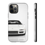 White NSX Phone Case, Retro 90s JDM Supercar Cover, Gift for Car Lovers