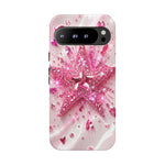 Pink Glitter Star Tough Case | Sparkle Phone Case