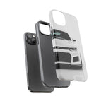 White Camaro Phone Case, ZL1 American Muscle Car Tough Cover for Men