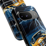 Yellow Chevelle SS Lightning Tough Phone Case Cover Gift Art