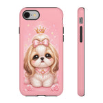 Shih Tzu Princess Kawaii Chibi Puppy Pet Dog Art Tough Phone Case