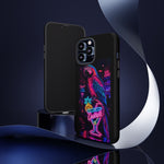 Neon Parrot Cocktails phone case | Tough Cases