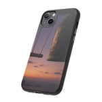 Temple Bell Sunset Phone Case Japan Zen Tough Case