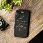 Black S2000 Roadster Collage JDM Tough Phone Case Cover Gift