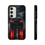 Night Rain R34 Skyline Car phone case | Sports Car Rear Lights, Reflective Road