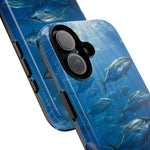 Amberjack School Phone Case, Open Water Sunlight Tough Cover