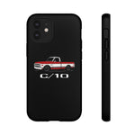 1970 C10 Red White Classic Pickup Tough Phone Case Cover