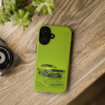 Green Cuda Muscle Car phone case for Gear Heads