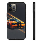 Challenger Widebody Orange Muscle Art Tough Phone Case
