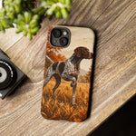 German Shorthaired Pointer Pointing Art Tough Phone Case