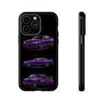 Purple R33 Skyline GTR JDM Sports Car Phone Case Tough Multi View