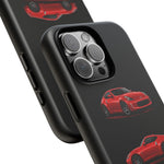 Red 370Z Sports Coupe Tough Phone Case for JDM Enthusiasts