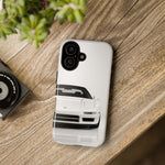 White NSX Phone Case, Retro 90s JDM Supercar Cover, Gift for Car Lovers