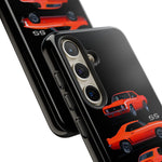 1969 Camaro SS Orange Triple View Muscle Car Tough Phone Case