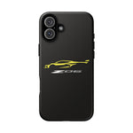 Yellow C8 Z06 Phone Case for Chevy Fans, Tough Protective Cover