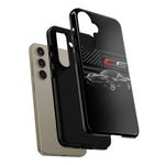 Black C6 Phone Case American Sports Car Tough Cover Gift