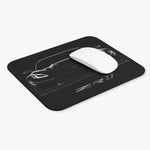 Black Out C7 ZR1 Front View Mouse Pad | Sports Car Racing Desk Mat