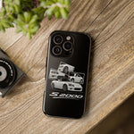 White S2000 Roadster Collage JDM Tough Phone Case Cover Gift