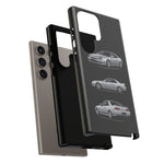Silver Prelude Sports Coupe Tough Phone Case for JDM Fans