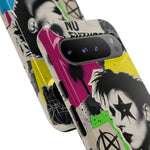Punk Rock Star Phone Case | Graffiti Collage Anarchy Design