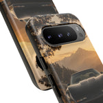 C4 ZR1 Corvette Phone Case, Black Misty Mountain Pass Cover