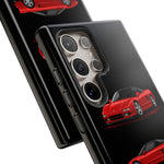 Red NSX Sports Car Phone Case Tough JDM 90s Classic Car Gift