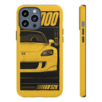 S2000 Spa Yellow Retro 90s JDM Car Tough Phone Case