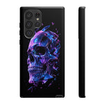Holographic Skull Phone Case, Shattered Glass Iridescent Cover