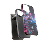 Skyline GT-R Tokyo Rain JDM Night Art Tough Phone Case