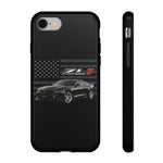 Black ZL1 Camaro Phone Case Muscle Car Tough Cover Gift Art