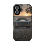 68 Nova SS Phone Case, Silver Muscle Car Misty Dawn Gravel Road Cover