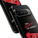 1991 Camaro Heartbeat Red Muscle Car Tough Phone Case Cover