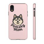 Pomsky Mom Phone Case | Cute Dog Illustration